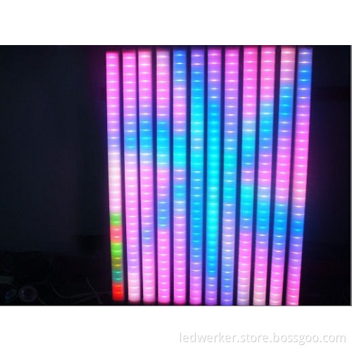 DMX control RGB led digital tube for outdoor lighting